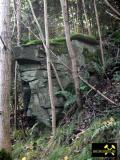 Diabasbombentuff-Felsen am Alten Schloss und im Tal der Sächsischen Saale bei Köditz nahe Hof, Oberfranken, Bayern, (D) (14) 04. Oktober 2014.JPG